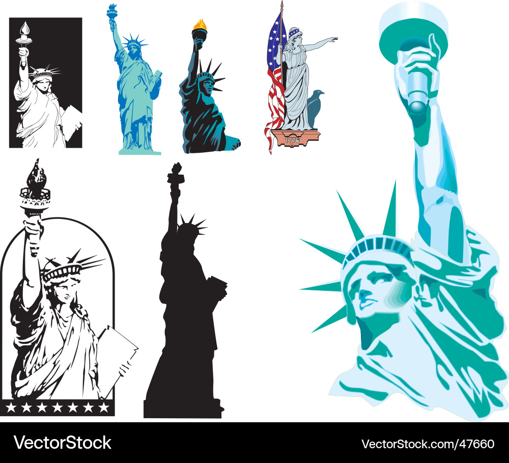Statue Liberty Vector Free on Statue Of Liberty Vector 47660 By Zaphod2008