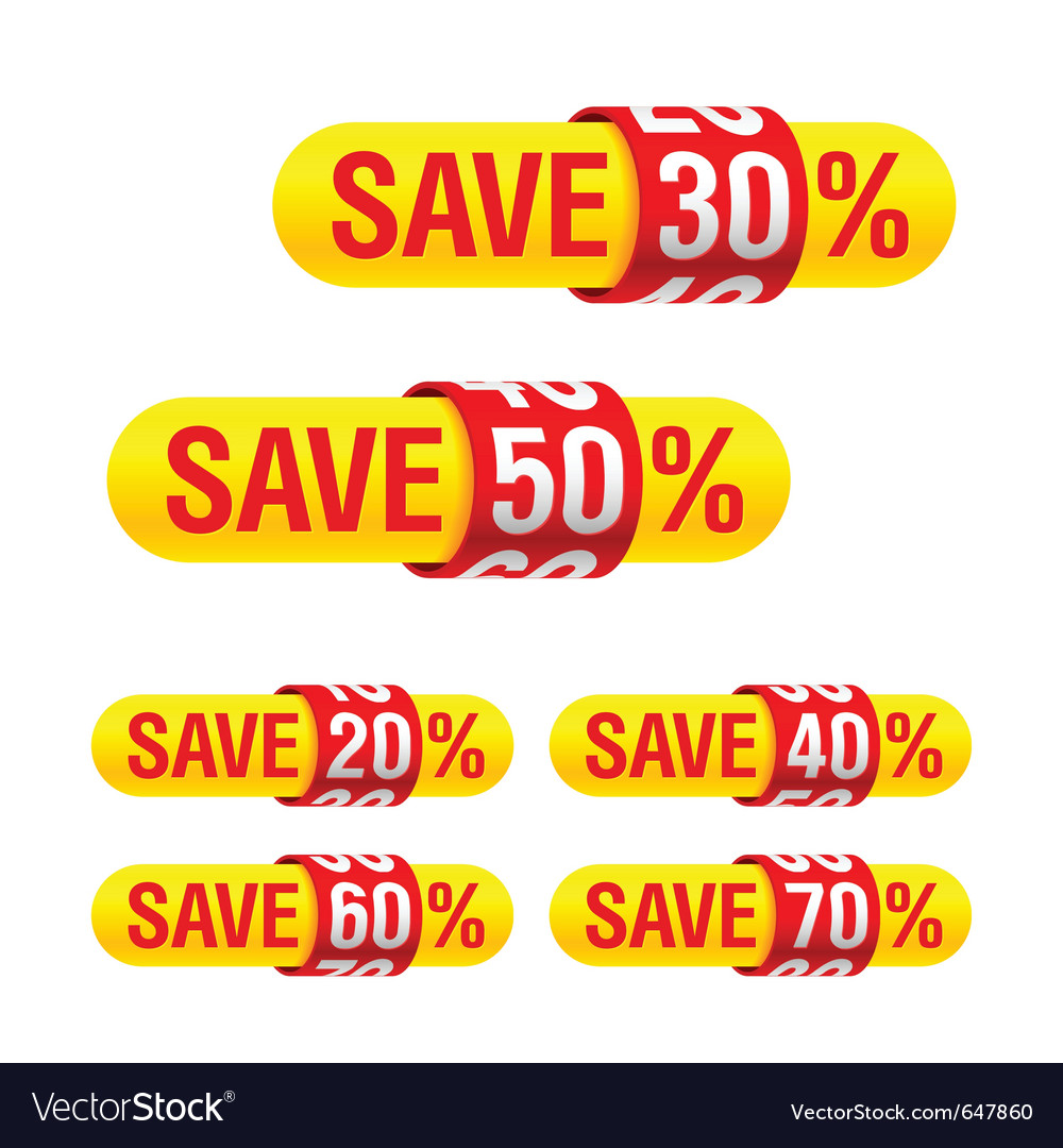 Cheap Stickers on Discount Labels Vector 647860 Jpg