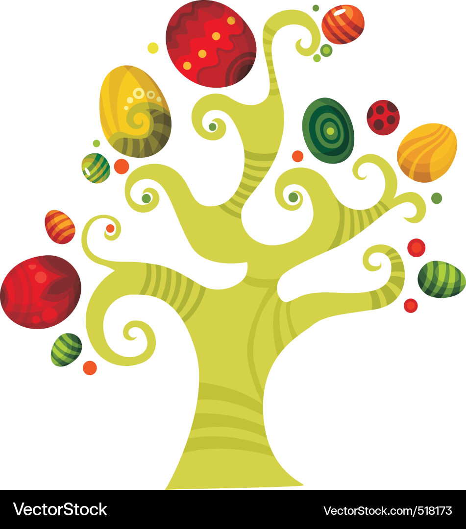 Free Vector Tree on Easter Tree Vector 518173   By Nem4a