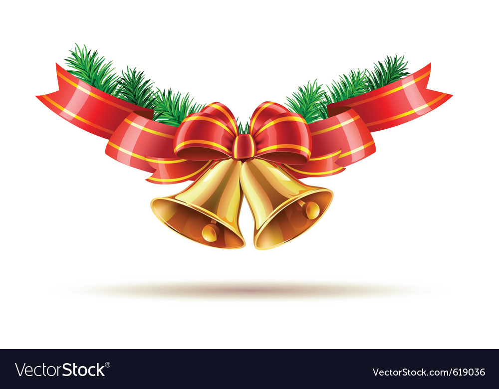 Free Christmas Vector on Christmas Bells Vector 619036 By Pixelembargo