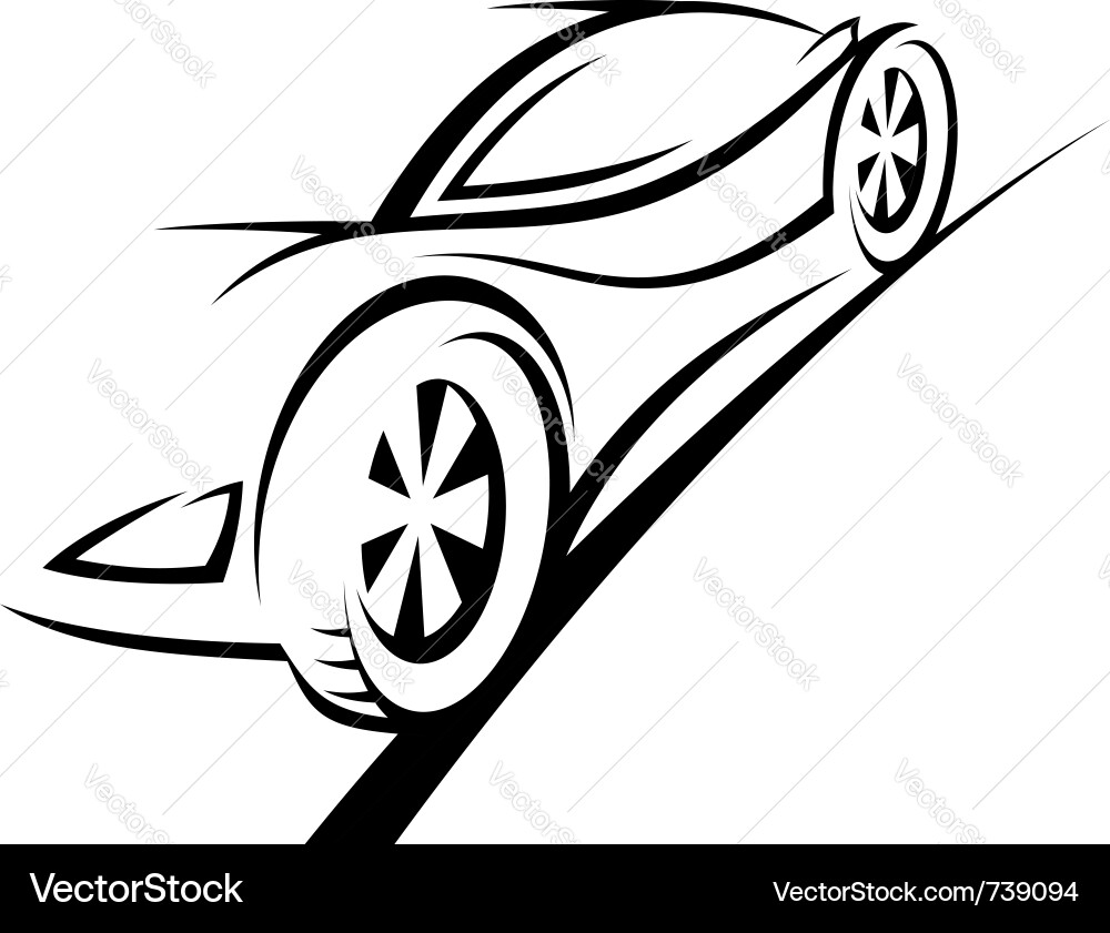 Sports Cars on Silhouette Of Sport Car Vector 739094   By Seamartini