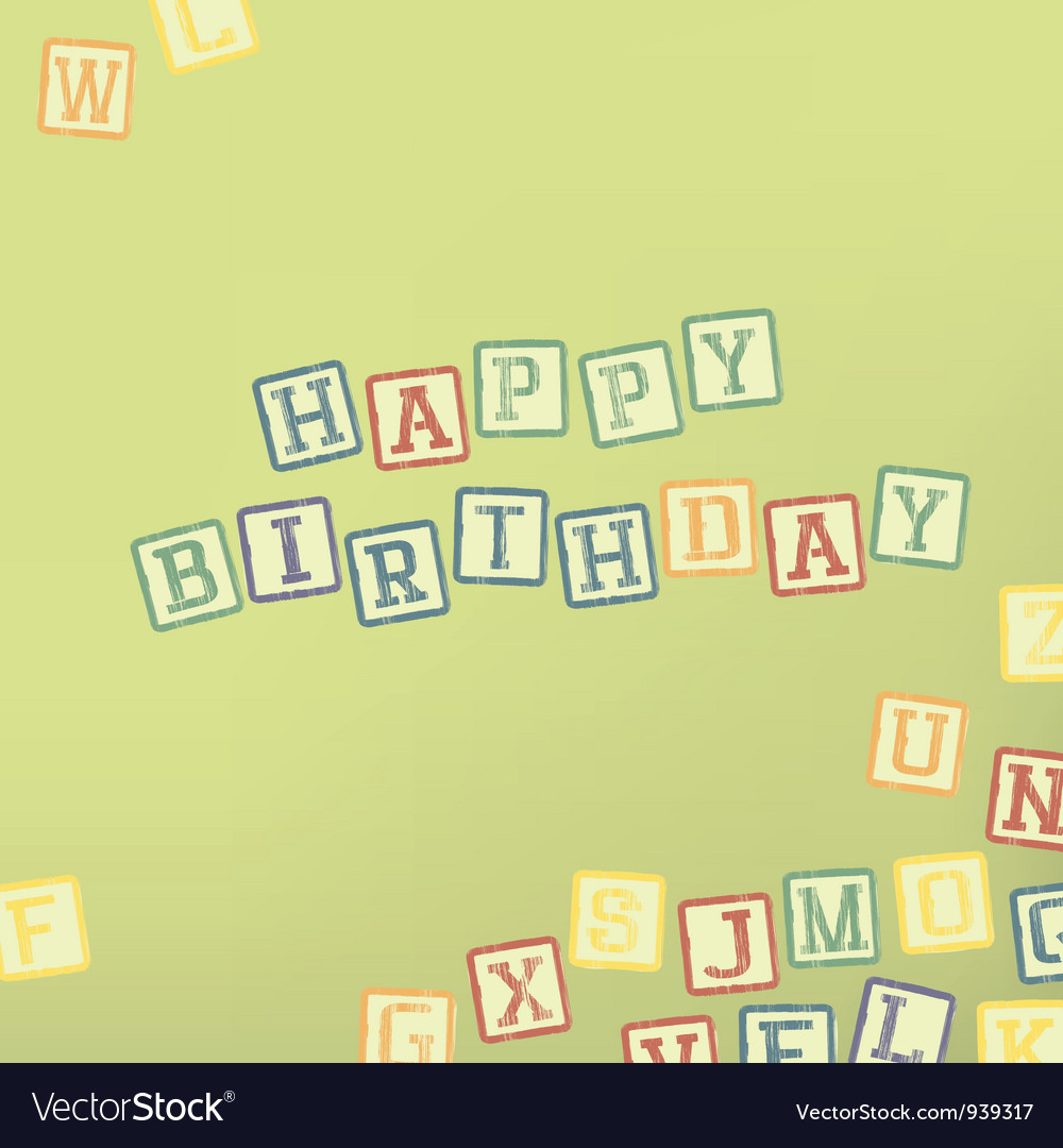 Happy birthday card vector 939317 by pashabo | Royalty 