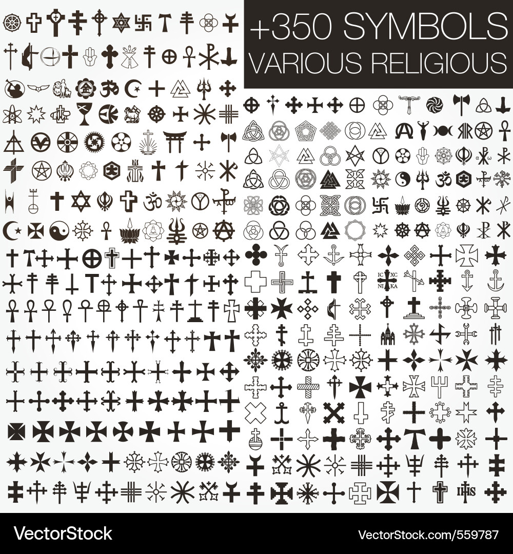 Vector Symbols Free on Religious Symbols Vector 559787 By Alvarocabrera